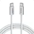Cáp Anker Zolo Nylon USB-C to USB-C 240W dài 1.8m-Trắng