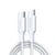 Cáp Ugreen Uno USB-C To USB-C 100W dài 1M L502-Trắng