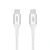 Cáp Belkin USB Type-C to C vỏ dù dài 1M-Trắng