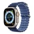 Dây đeo Apple Watch Devia Deluxe Series Sport 6 Silicone Two-Tone 44/45/46/49mm-Xanh đậm