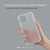 Ốp Lưng iPhone 13 Pro Hoda Rough Matte  -Trong suốt