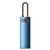 HUB chuyển đổi Baseus Metal Gleam Type-C 8 trong 1-Xanh dương