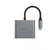 Hub chuyển đổi Mophie USB-C 3 in 1-Xám