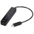 Hub USB 3.0 Orico W8PH4 4 in 1-Đen