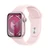 Apple Watch Series 9 45mm (GPS) viền nhôm dây cao su - Cũ Trầy Xước-Hồng