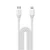 Cáp sạc chuyển đổi Momax Silicon USB-C to Lightning 30W dài 1.2m - Cũ-Trắng