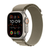 Apple Watch Ultra 2 49mm (4G) viền titan dây vải Alpine cỡ trung - Chính Hãng Đã Kích Hoạt-Xanh Olive