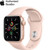 Apple Watch SE 44mm GPS Viền Nhôm - Dây Cao Su Chính Hãng Cũ đẹp - Hồng 
