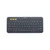 Bàn phím Bluetooth Logitech K380-Xám/Đen