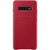 Ốp lưng cho Galaxy S10 Plus - Samsung Leather Cover Đỏ