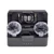 Microphone không dây mới 2 mic-Đen