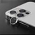 Dán cường lực Camera iPhone 13 Pro Mipow viền màu - Bạc