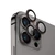 Miếng dán bảo vệ camera iPhone 15 Pro Max UNIQ viền màu-Xám