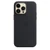 Ốp lưng iPhone 14 Pro Max Apple Leather Case With Magsafe-Đen
