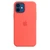 Ốp lưng Apple Silicone chính hãng cho iPhone 12/12 Pro tương thích sạc MagSafe-Hồng cam