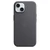 Ốp lưng iPhone 15 Apple FineWoven Case hỗ trợ sạc Magsafe-Đen