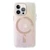 Ốp lưng iPhone 15 Pro Max UNIQ Coehl hỗ trợ sạc Magsafe Dazze Azure-Liễu