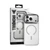 Ốp lưng iPhone 18 Pro Max/17 Pro Max Mipow Mattex Camera Stand with Magsafe-Bạc