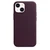 Ốp lưng Apple Leather Case hỗ trợ MagSafe cho iPhone 13 Mini Chính hãng-Tím than