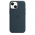 Ốp lưng Apple Silicone Case hỗ trợ MagSafe cho iPhone 13 Mini Chính hãng-Xanh dương đậm
