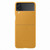 Ốp lưng Samsung Galaxy Z Flip 3 Leather Cover-Vàng