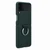 Ốp lưng Samsung Galaxy Z Flip 3 Silicone Cover with Ring-Xanh lá