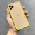 Ốp lưng Likgus trong suốt viền màu cho iPhone 11-Vàng