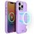 Ốp lưng MagSafe iPhone 13 Pro Max Laut Huex Pastels Matter-Tím
