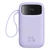 Pin sạc dự phòng Baseus Qpow2 màn hình số 20.000mAh 22.5W kèm cáp Lightning và Type-C PPMD20 - Cũ-Tím