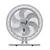 Quạt sàn Asiavina Turbo Plus - VY636792-Xám