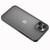Ốp lưng iPhone 12 Max/Pro Likgus Karmor trong suốt viền màu-Đen