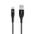Cáp USB-A to Lightning Feeltek 1m - Cũ - Cũ-Đen