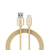 Cáp Golf USB-A to Type-C 5A GC 76T dây dù 1 mét-Vàng