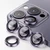 Miếng dán camera iPhone 14 Pro/14 Pro Max Mipow viền màu-Tím