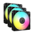 Fan Case Corsair RS120 ARGB (3 PACK)-Đen