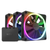 Quạt LED NZXT F120 RGB ( 3 Pack + Hub)-Đen
