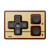 Tay cầm chơi game IINE Gamebrick Mini Retro L1162-Đỏ
