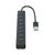 Hub USB 3.0 Orico TWU3-7A 7 in 1 Đen-Đen