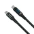 Cáp Trusmi USB-C To USB-C hiển thị led 100w dài 1M CA38-Đen