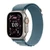 Dây đeo Apple Watch Alpine Loop 44/45/46/49mm Large - Natural Titanium Finish-Xanh dương nhạt