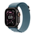 Dây đeo Apple Watch Alpine Loop 44/45/46/49mm Large - Black Titanium Finish-Xanh dương nhạt