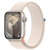 Apple Watch Series 9 41mm (4G) viền nhôm dây vải Size S | Chính hãng Apple Việt Nam-Trắng/Vàng