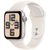 Apple Watch SE 2 2024 40mm (GPS) Viền Nhôm Dây Cao Su-Trắng vàng
