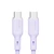 Cáp Aukey CB-SCC101 C-C silicone 100W 1m-Tím