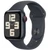 Apple Watch SE 2 2024 44mm (4G) Viền Nhôm Dây Cao Su-Đen