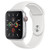 Apple Watch Series 5 44mm (GPS) Viền Nhôm Dây Cao Su - Cũ Xước Cấn-Trắng