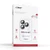Dán cường lực Camera iPhone 13 Pro/Pro Max Zeelot Pishield viền màu-Bạc