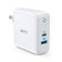 Sạc Anker PowerPort II 49.5W A2321 - 2 cổng Power Delivery (USB-C) + Power IQ 2.0-White