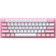 Bàn phím cơ có dây trong suốt AKKO ACR61 Jelly Pink Switch RGB LED-Hồng