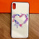 Apple iPhone X/XS Ốp lưng kính S-Case in hình Trái Tim